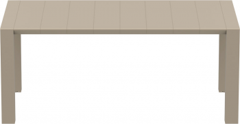 Стол пластиковый раздвижной Vegas 180-220X100X75 CM бежевый