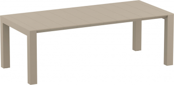 Стол пластиковый раздвижной Vegas 180-220X100X75 CM бежевый