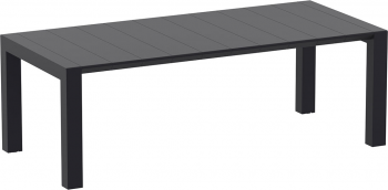 Стол пластиковый раздвижной Vegas 180-220X100X75 CM чёрный