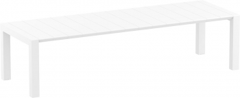 Стол пластиковый раздвижной Vegas 260-300X100X75 CM белый