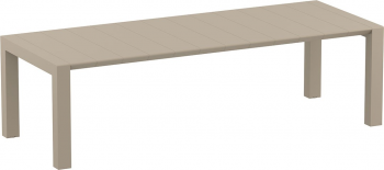 Стол пластиковый раздвижной Vegas 260-300X100X75 CM бежевый