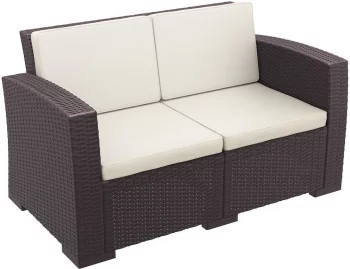 Диван пластиковый плетеный Monaco Lounge 140X79X79 CM