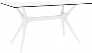 Стол пластиковый Ibiza 140X80X74 CM белый