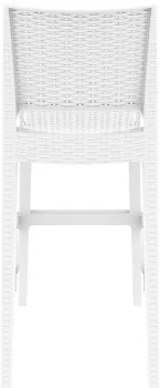 Стул пластиковый барный Jamaica 40X51X108 CM белый