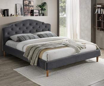 Кровать Chloe Velvet 174X215X105 CM