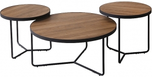 Комплект столиков Demeter 80X80X40 / 50X50X50 / 50X50X45 CM