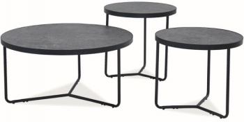 Комплект столиков Demeter 80X80X40 / 50X50X50 / 50X50X45 CM