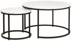 Комплект столиков Dion 80X80X48 / 48X48X42 CM