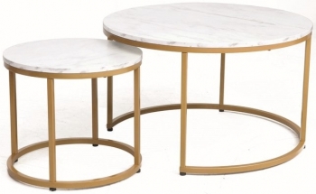 Комплект столиков Dion 80X80X48 / 48X48X42 CM