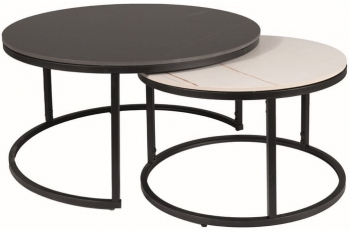 Комплект столиков Ferrante 80X80X42 / 60X60X38 CM