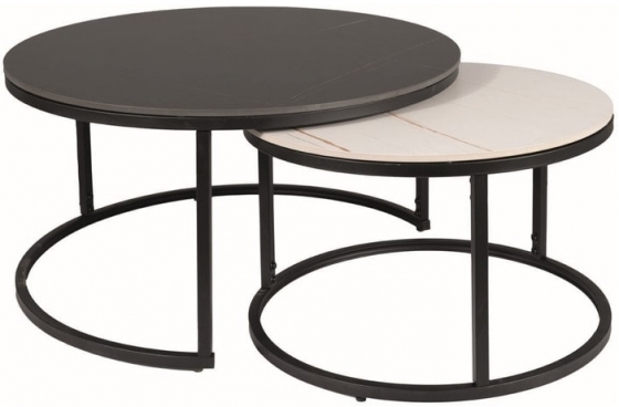 Комплект столиков Ferrante 80X80X42 / 60X60X38 CM 1