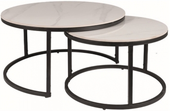 Комплект столиков Ferrante 80X80X42 / 60X60X38 CM