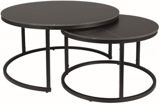 Комплект столиков Ferrante 80X80X42 / 60X60X38 CM 1