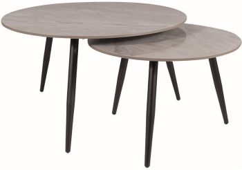 Комплект столиков Kora 80X80X45 / 60X60X40 CM