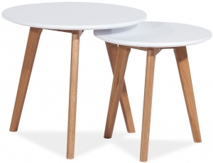 Комплект столиков Milan 50X50X45 / 40X40X40 CM