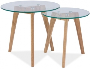 Комплект столиков Oslo 50X50X45 / 40X40X40 CM