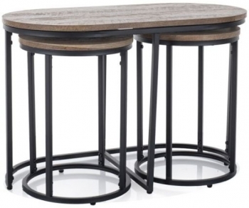 Комплект столиков Twix 75X40X50 / 32X32X45 / 32X32X45 CM