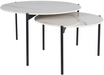 Комплект столиков Vetro 80X80X45 / 60X60X37 CM