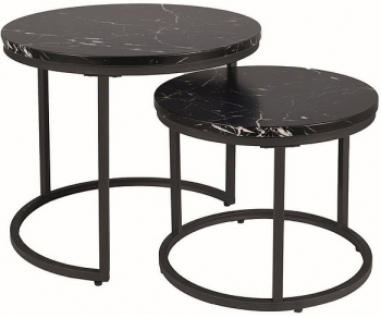 Комплект столиков Amaro 53X53X45 / 43X43X35 CM