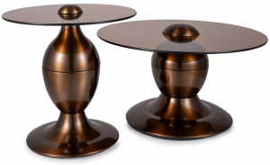 Комплект из двух столиков Cassie 70X70X38 / 50X50X52 CM