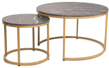 Комплект столиков Dion 80X80X48 / 48X48X42 CM