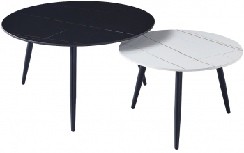 Комплект столиков Kora 80X80X45 / 60X60X40 CM