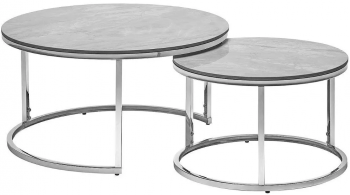 Комплект столиков Portafino 80X80X42 / 60X60X38 CM