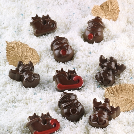 Форма для приготовления конфет Choco Winter силиконовая 2