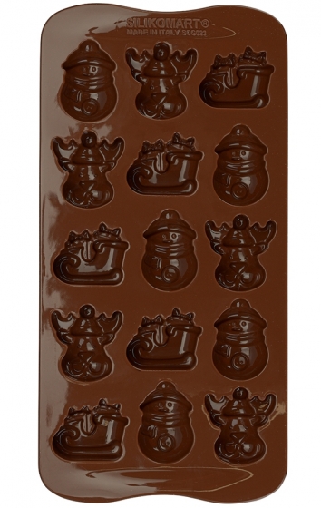 Форма для приготовления конфет Choco Winter силиконовая 4