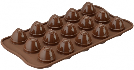 Форма для приготовления конфет Choco Spiral силиконовая 2
