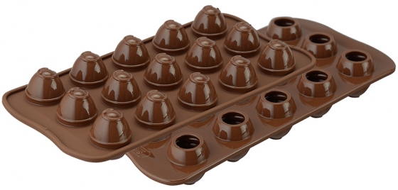Форма для приготовления конфет Choco Spiral силиконовая 1