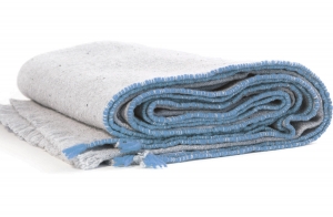 Одеяло из шерсти мериноса Sisteron 140X180 CM голубое