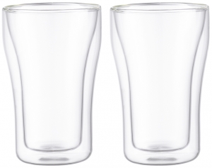 Набор из двух стеклянных стаканов 350 ml