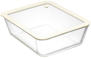 Контейнер для хранения стеклянный с вакуумным эффектом 2.6 L