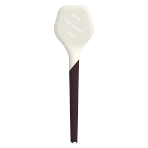 Лопатка с прорезями smartchef, 32 см, бежевая/бордовая