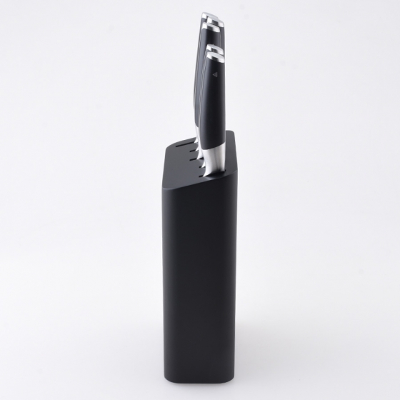 Набор ножей кухонных с подставкой prime, 5 шт., черный 3