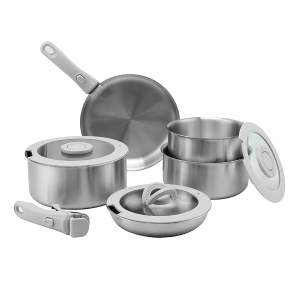 Набор посуды для приготовления со съемными ручками 3ply balance, 9 предметов