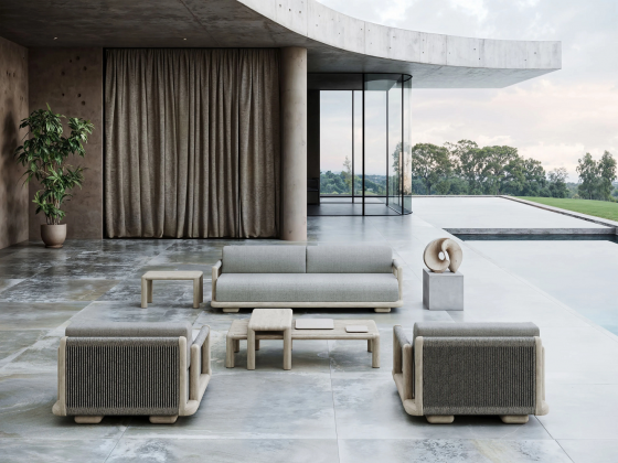 Диван двухместный Caleo Ash 195X100X65 CM 6