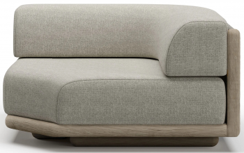 Модуль дивана угловой Caleo Ash 123X123X65 CM