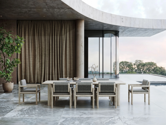 Стол обеденный Caleo Ash 275X115X74 CM 5