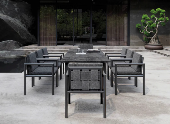 Стол обеденный Eclat Nightfall 250X100X75 CM 3