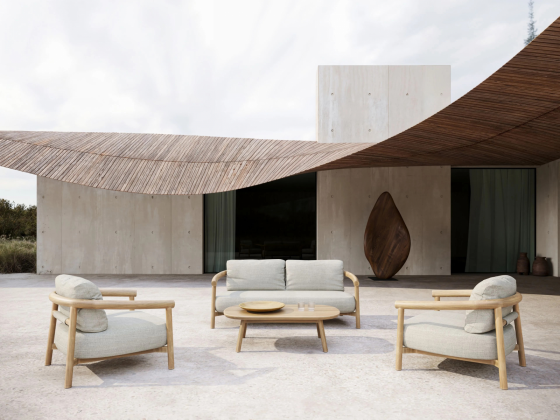 Диван садовый двухместный Lyora 182X88X68 CM 4