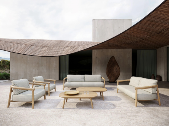 Диван садовый двухместный Lyora 182X88X68 CM 5