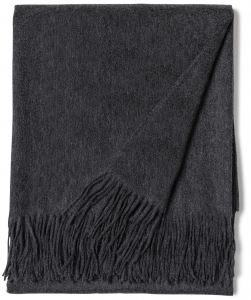 Плед премиум-класса из кашемира Trentino 180X140 CM тёмно-серый