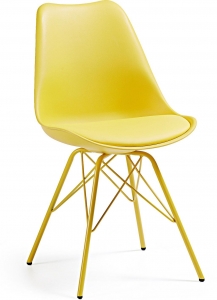 Стильный стул Lars 86X48X56 CM желтый