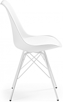 Стильный стул Lars 86X48X56 CM белый