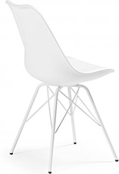 Стильный стул Lars 86X48X56 CM белый