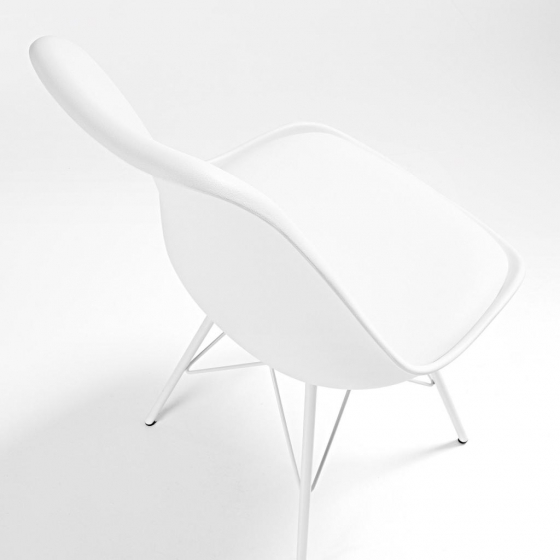 Стильный стул Lars 86X48X56 CM белый 4