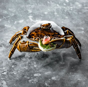 Тарелка для закусок Crab 26X18X6 CM
