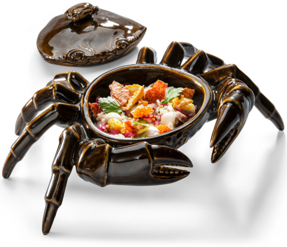 Тарелка для закусок Crab 26X18X6 CM 1